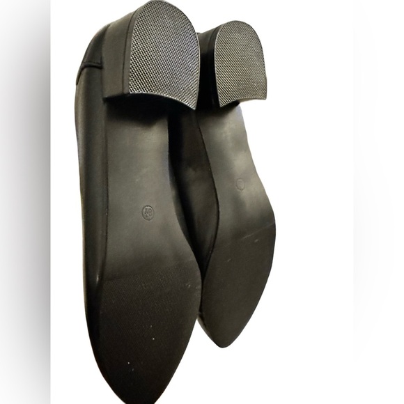 New Women's Pumps Low Chunky Block Closed Toe Heels Comfortable Short Heels - Picture 7 of 8